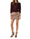 Ba&sh Toya Skirt In Ocre In Multi