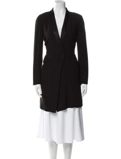 Pre-owned Ba&sh Trench Coat In Black