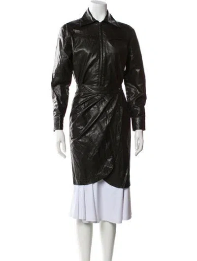 Pre-owned Ba&sh Trench Coat In Brown