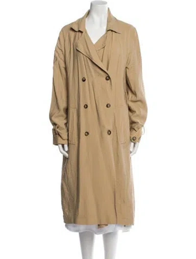 Pre-owned Ba&sh Trench Coat In Brown