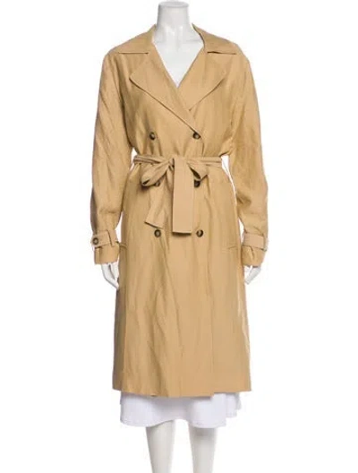 Pre-owned Ba&sh Trench Coat In Neutral