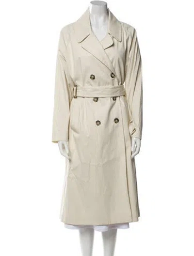 Pre-owned Ba&sh Trench Coat In Neutral