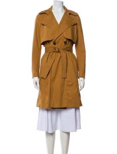 Pre-owned Ba&sh Trench Coat In Neutral