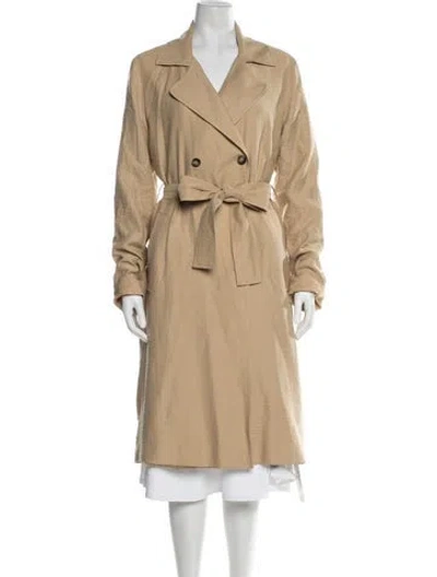 Pre-owned Ba&sh Trench Coat In Neutral