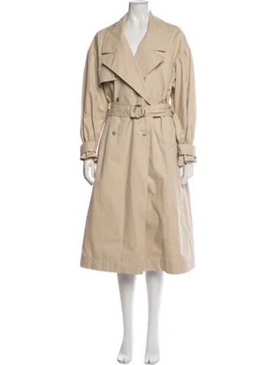 Pre-owned Ba&sh Trench Coat In Neutral