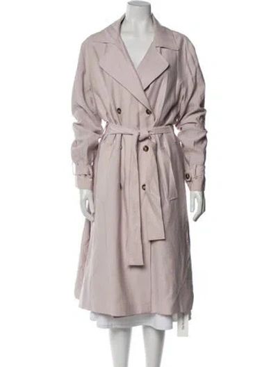 Pre-owned Ba&sh Trench Coat In Pink