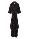 Ba&sh Tresor V-neck Handkerchief Dress In Black