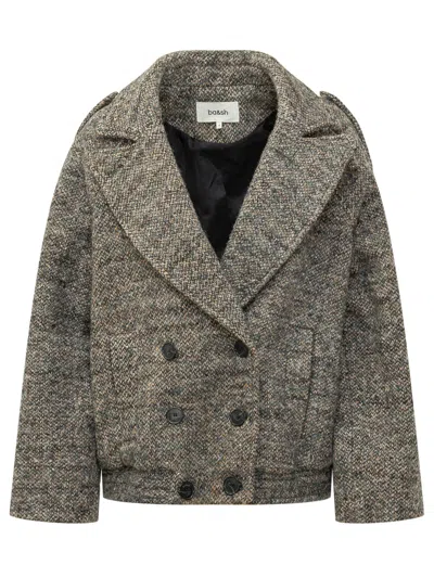 Ba&sh Ba & Sh Tristana Statement Jacket In Gray