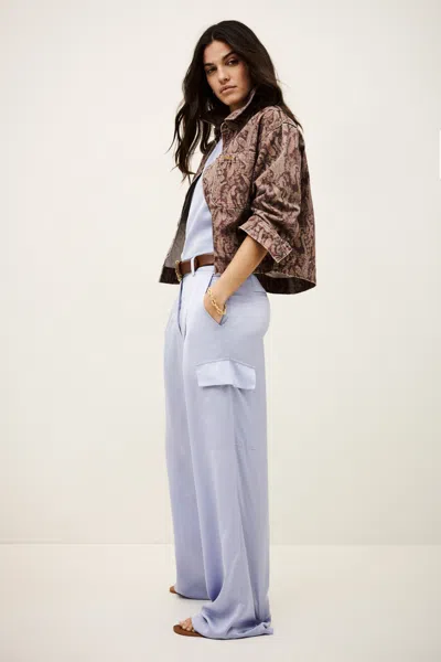 Ba&sh Trousers Cary For Women In Blue