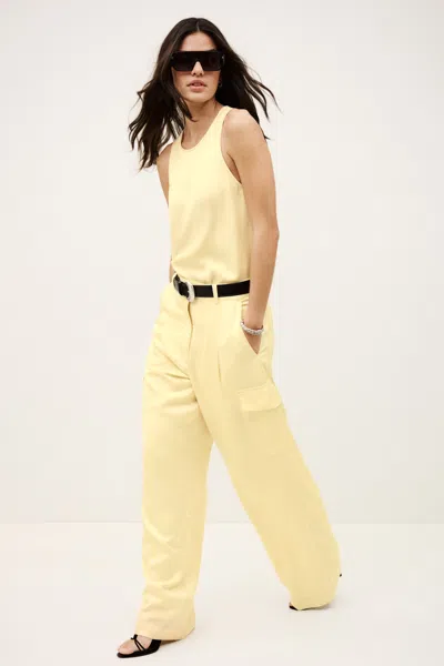 Ba&sh Trousers Cary For Women In Yellow