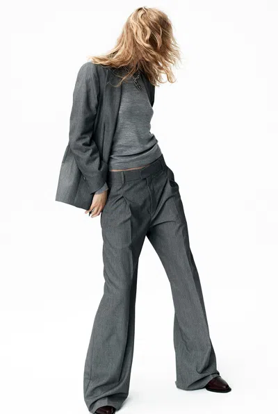Ba&sh Trousers Cistachio For Woman In Grey