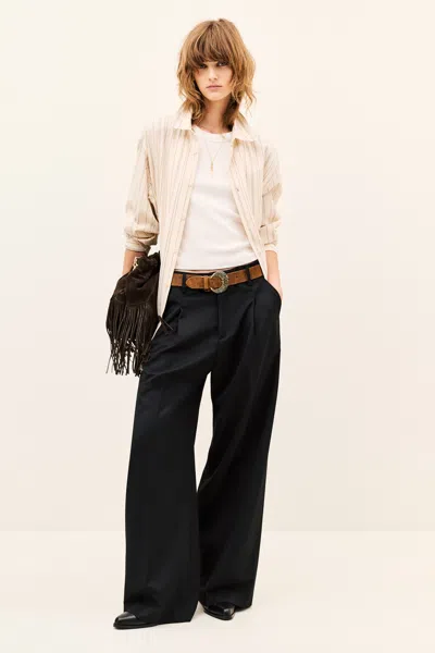 Ba&sh Trousers Cravy For Woman In Black