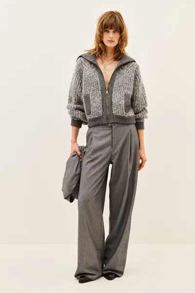 Ba&sh Trousers Cravy For Woman In Gray