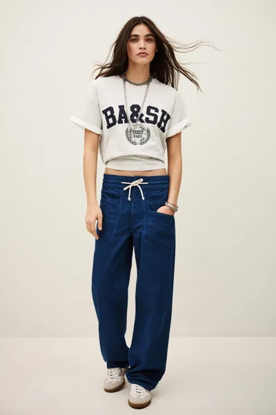 Ba&sh Trousers Fima For Woman In Blue