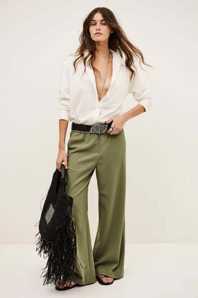 Ba&sh Trousers Narlos For Women In Green
