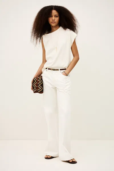 Ba&sh T-shirt Allia For Woman In White