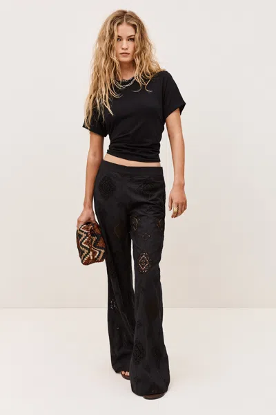 Ba&sh T-shirt Blanca For Woman In Black
