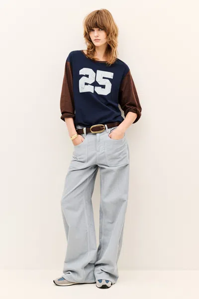 Ba&sh T-shirt Cortot For Woman In Blue