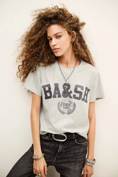 Ba&sh T-shirt Ioni For Woman In Gray