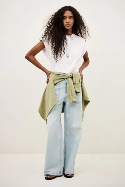 Ba&sh T-shirt Pio For Woman In White
