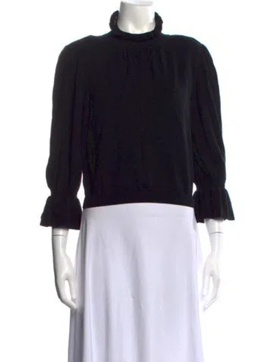 Pre-owned Ba&sh Turtleneck Sweater In Black