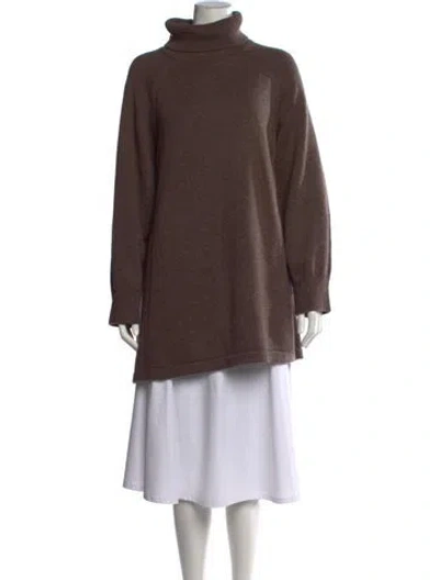 Pre-owned Ba&sh Turtleneck Sweater In Brown