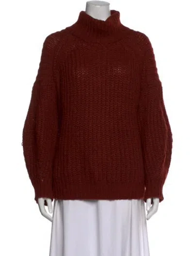 Pre-owned Ba&sh Turtleneck Sweater In Brown