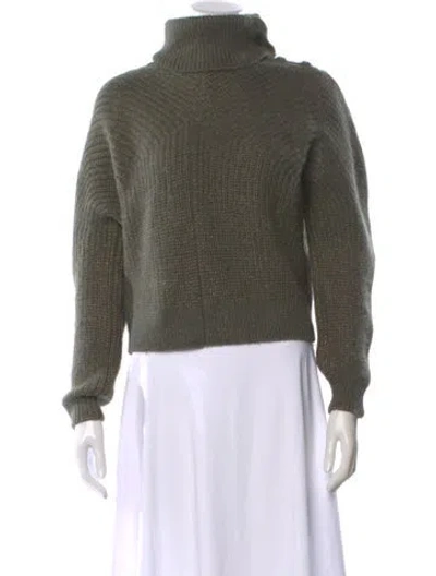 Pre-owned Ba&sh Turtleneck Sweater In Green