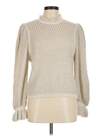 Pre-owned Ba&sh Turtleneck Sweater In Ivory