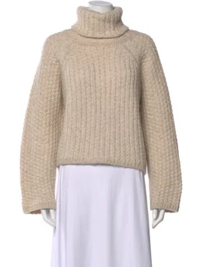Pre-owned Ba&sh Turtleneck Sweater In Neutral