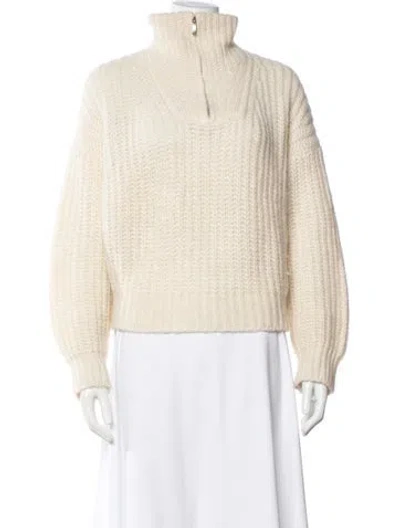 Pre-owned Ba&sh Turtleneck Sweater In Neutrals