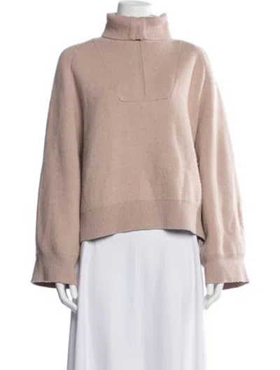 Pre-owned Ba&sh Turtleneck Sweater In Neutrals