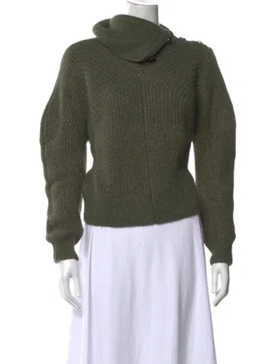 Pre-owned Ba&sh Turtleneck Sweater W/ Tags In Green