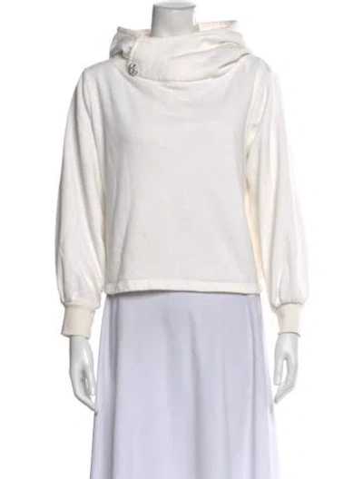 Pre-owned Ba&sh Turtleneck Sweater In White