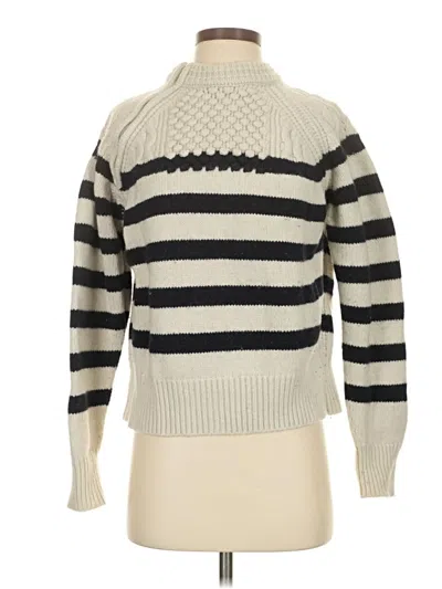 Pre-owned Ba&sh Turtleneck Sweater In White