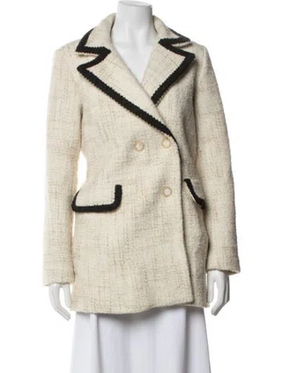 Pre-owned Ba&sh Tweed Pattern Blazer In Black/neutrals