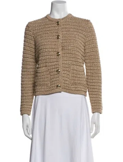 Pre-owned Ba&sh Tweed Pattern Evening Jacket W/ Tags