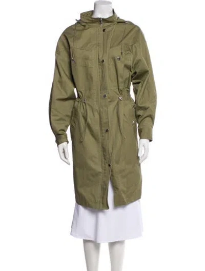 Pre-owned Ba&sh Utility Jacket In Green