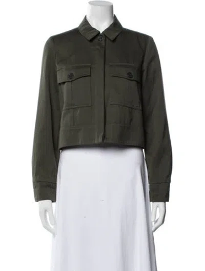 Pre-owned Ba&sh Utility Jacket In Green