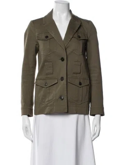 Pre-owned Ba&sh Utility Jacket In Green
