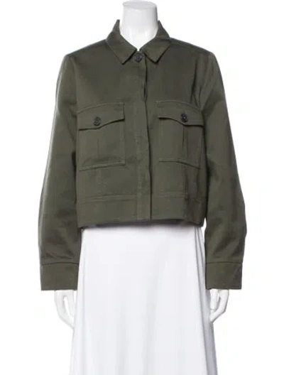 Pre-owned Ba&sh Utility Jacket In Green