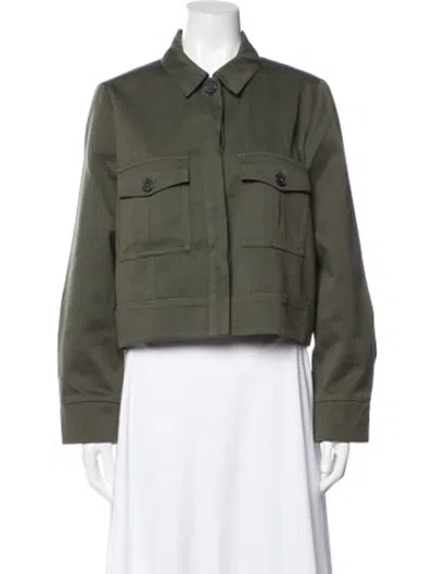 Pre-owned Ba&sh Utility Jacket In Green