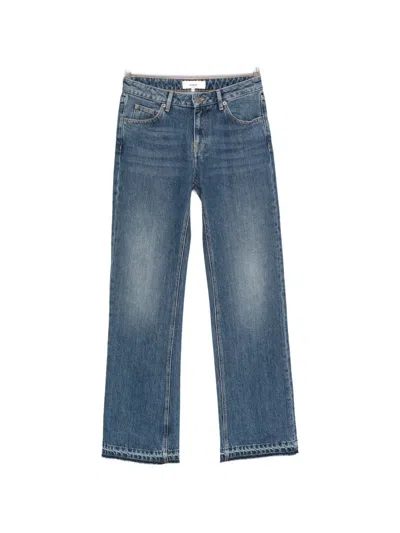 Ba&sh Vana Released-hem Jeans In Blue