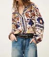 Ba&sh Varone Blouse In Ecru In Multi