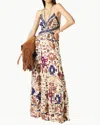Ba&sh Vealy Maxi Dress In Off White In Multi