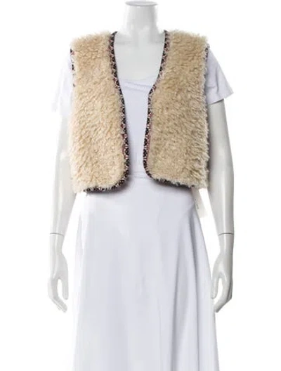 Pre-owned Ba&sh Vest In Neutral