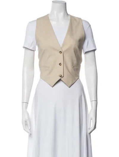 Pre-owned Ba&sh Vest In Neutrals
