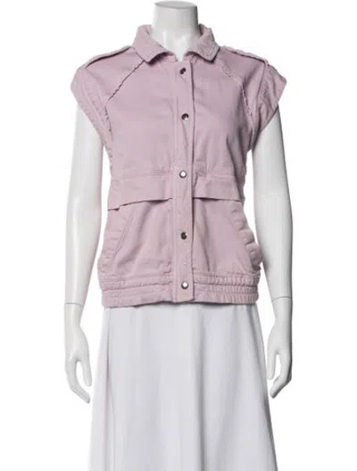 Pre-owned Ba&sh Vest In Purple