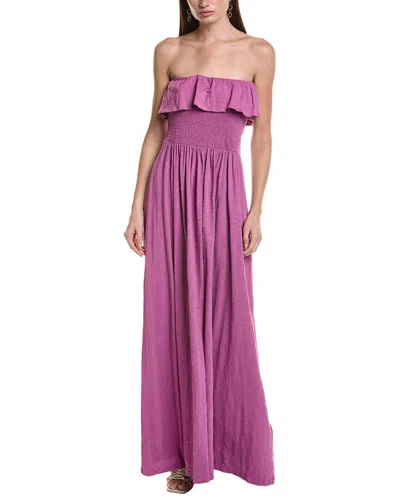 Ba&sh Viky Maxi Dress In Purple