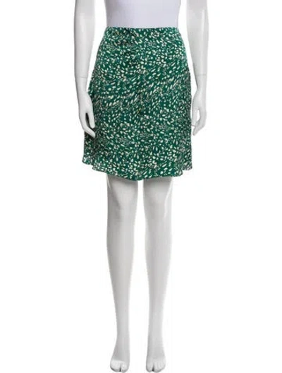 Pre-owned Ba&sh Vintage Mini Skirt In Green